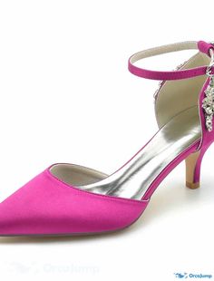 OrcaJump - Chaussures de mariage pour femmes à talon haut, pointu, luxueux et élégant, Elegant 4-inch Heel Pointed Toe Heels, Spring Banquet Heels, Prom Court Shoes With 4-inch Heel, Spring Ankle Strap Heels For Banquets, Fitted High Heel Heels For Banquet, Closed Toe Wedding Shoes With 4-inch Heel For Banquet, Spring Banquet Heels With Ankle Strap, Spring Banquet Ankle Strap Heels, Glamorous Ankle Strap Heels For Banquet