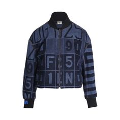 The Fendi Denim Bomber Jacket Is A Statement-Making Piece That Its True To The Brand's Signature Style. It Features Denim Outer Material, Classic Bomber Jacket Design And Long Sleeves. The Jacket Comes With A Front Zipper, Side Pockets, And Ribbed Cuffs. Fendi Denim Bomber Jacket In Blue Cotton Denim Material: Cotton Denim Color: Blue Size: Uk6 Condition: Excellent Sign Of Wear: No Sku: 258459 Black Tie Party, Friday Outfit, Mens Shoes Black, Jumpsuit Men, Loungewear Jumpsuit, Denim Color, Denim Material, Men's Coats & Jackets, Kids Coats