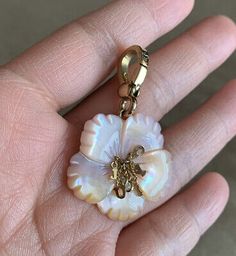 Ultra Rare Retired Juicy Couture HIBISCUS Flower Charm For Bracelet EUC | eBay Juicy Bracelet, Hibiscus Bracelet, Hibiscus Jewelry, Hibiscus Keychain, Hibiscus Flower Keychain, Juicy Jewelry, Vintage Juicy Couture Jewelry, Juicy Charms, Juicy Couture Charm Necklace