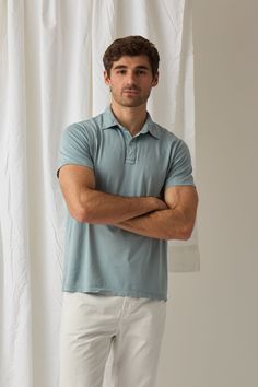 A modern polo that feels and fits like a t-shirt, made with 100% Supima Cotton. This quality is soft, comfortable, and naturally breathable. 100% Supima Cotton Garment Dyed and Pre-shrunk Made in USA of Imported Yarn T Shirt Polos, 2024 Fits, Polo T Shirts For Men, Polo Men, Welcome Party, Party Attire, Cocktail Attire, Tee Shirt Dress, Polo T Shirt