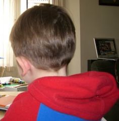 hair cut for boys (back view) Rat Tail Haircut, View Reference, Boys Hairstyle, Boy Hair, Tapered Haircut, New Haircut, Up North