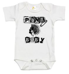 Rapunzie's edgy and cool baby onesie that lets your little one rock their unique style! Crafted with love and comfort in mind, this onesie is made from 100% cotton, ensuring a soft and cozy feel for your little punk rocker. The front of the onesie showcases a graphic of a punk rocker, complete with wild hair, spiky accessories, and a rebellious attitude. Accompanying the graphic is the bold caption, "Punk Baby," celebrating your little one's individuality and adding a touch of punk rock flair to Unisex Casual Onesie With Graphic Print, Casual Onesie With Graphic Print, Gender-neutral, Punk Rock Baby Clothes, Punk Baby Clothes, Punk Rock Baby, Rock Baby Clothes, Punk Baby, Gothic Baby, Baby Bats