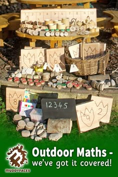 Selection of resources for use in Early Years Outdoors. Eyfs Planning, Outdoor Maths, Eyfs Outdoor, Eyfs Outdoor Area, Maths In Nature, Eyfs Maths, Outdoor Learning Activities