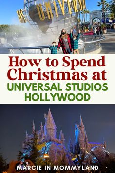 how to spend christmas at universal studios hollywood