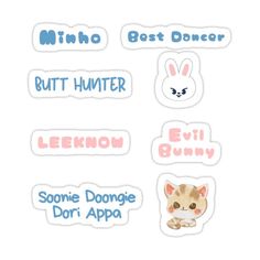 Decorate laptops, Hydro Flasks, cars and more with removable kiss-cut, vinyl decal stickers. Glossy, matte, and transparent options in various sizes. Super durable and water-resistant. skzoo leebit , stray kids leeknow Soonie Doongie Dori, Cute Profile Pictures, Inside Jokes, Journal Stickers, Cute Doodles