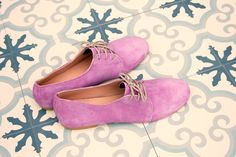 Womens flat shoes Oxford are comfortable and Chic and will look great with any outfit. The great thing about leather oxfords is infinite versatility Handmade Suede Leather Oxford Shoes lilac color. We use the finest leather and the most comfortable shoe shape. We use a manufactured durable sole so that you can enjoy the most out of these gorgeous shoes. All of our shoes are handmade, created with careful attention to comfort, detail and style. Handmade Suede Leather Oxford Shoes PRODUCT CHARACTE Oxford Women Shoes, Womens Flat Shoes, Leather Oxfords Women, Wedge Wedding Shoes, Shoes Oxford, Most Comfortable Shoes, Shoes Soft, Leather Oxford Shoes, Leather Flat Shoes