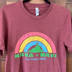 New, Clean, Soft Fabric Hana Maui, Maui, Lady In Red, Soft Fabric, Soft Fabrics, Colorful Shirts, Tops & Tees, Womens Tops, Red