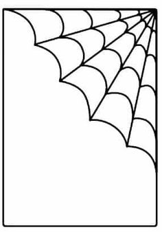 a spider web is shown in black and white