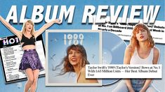 an advertisement for the album, featuring taylor swift's 1989 version of her best album ever