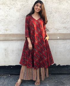 Kurta Palazzo Set, Simple Kurta Designs, Designer Kurti Patterns, Simple Kurti Designs, Long Kurti Designs, Pakistani Dresses Casual, Palazzo Set, Kurti Designs Party Wear, Trendy Dress Outfits