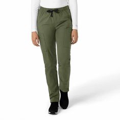 Offering a full elastic and drawstring waistband, the Carhartt Women’s Force Essentials Straight Leg Scrub Pant are made for ultimate comfort. Designed with fabric technology to keep you cool all day while providing you with much needed stretch. As you would expect from Carhartt; these women’s scrub pants are lightweight, breathable, and durable. Carhartt Scrubs is all about functionality and these medical scrub pants are designed to hold all of your essentials close. With a total of 9 convenien Carhartt Scrubs, Leg Scrub, Carhartt Womens, Carhartt Women, Fabric Technology, Stylish Pants, Womens Scrubs, Medical Scrubs, Much Needed