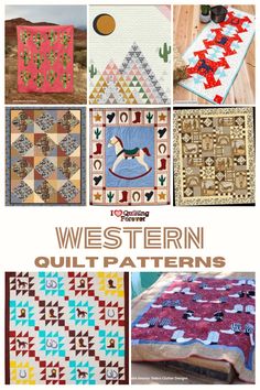 the cover of western quilt patterns