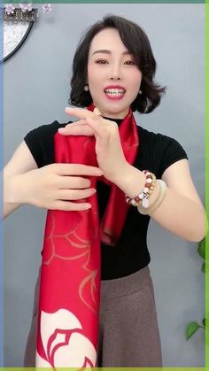 In this #ytshorts #tutorial Easy Silk Scarf Tie Methods | How to tie a scarf? P3240123 around the neck #shorts #scarf #scarfwearing #scarffashion #scarftie -... Square Scarves How To Wear, How To Tie A Scarf Like A Tie, Tie Large Square Scarf, How To Tie A Scarf Around Your Neck Tutorials, Long Narrow Scarf Tying, Silk Scarf How To Tie, How To Make A Flower With A Scarf, Scarf Tying Tutorial Video, Ways To Tie A Silk Scarf