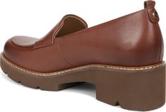 Naturalizer Darry Leather Loafer (Women) | Nordstrom Naturalizer Loafers, Classic Brown Platform Loafers With Lug Sole, Elegant Leather Low-top Platform Loafers, Brown Leather Low-top Platform Loafers, Leather Platform Loafers, Medium Width, Leather Loafers Women, Loafers For Women, Leather Loafers, Leather Upper