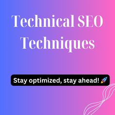 Technical SEO Techniques:

Crawlability: Optimize robots.txt, XML sitemaps, and canonical tags.
Indexing: Proper indexing via Google Search Console.
Page Speed: Minify CSS/JS, compress images, and enable caching.
Mobile Optimization: Ensure responsiveness and usability.
Security: Use HTTPS and secure hosting.
Structured Data: Add schema markup.
URLs: Use clean, keyword-rich URLs.
Duplicate Content: Fix with canonical tags.
Internal Links: Logical structure and linking.
Breadcrumbs: Improve navigation.
404 & Redirects: Fix errors and manage redirects.
Core Web Vitals: Optimize LCP, FID, and CLS.
Log Analysis: Understand crawler behavior.
Hreflang Tags: Optimize for multilingual SEO.
Analytics: Track with Search Console & Analytics.
Error Monitoring: Check 404s & 5xx errors.
Caching: Leverag