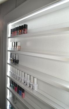 Nail Rack, Nail Polish Wall Rack, Spare Room Closet, Nail Polish Display