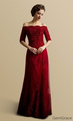 Burgundy red lace off the shoulder color wedding dress Scarlet Woman, Choose Wedding Dress, Color Wedding Dress, Mother Of The Bride Looks, Vow Renewal Dress, Old Wedding Dresses, Colored Wedding Dress, Red Wedding Dress, Lace Beading