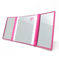 Barbie™ Trifold Mini LED Makeup Mirror Mirrored Vanity Table, Led Makeup Mirror, Panoramic View, Makeup Application, Gift Card Sale, Saved Items, Tri Fold, Makeup Mirror, Hotel Room