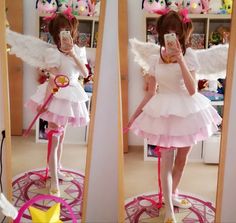 Eel Mermaid, Sakura Drawing, Magical Girl Cosplay, Cardcaptor Sakura Cosplay, Cosplay Making, Cosplay Sakura, Convention Outfits, Wedding Peach, Sakura Cosplay