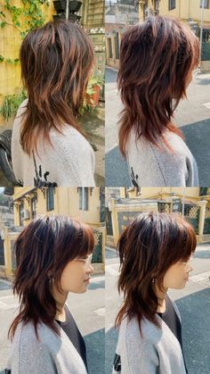 <-----Hashtags-----> Mullet Hairstyle Women Medium, Shag Hairstyle With Bangs, Subtle Jellyfish Haircut, Shag Haircut 360, Short Shag Hairstyles With Bangs, Layered Mullet Female, Asian Mullet Hairstyle Women, Mullet Highlights, Layered Jellyfish Haircut