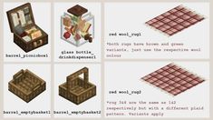 the instructions for how to make an origami box in minecraft with pictures