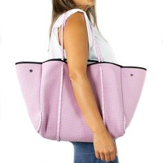 Keeping up with the 2021 MUST-HAVE trend with the Basic Tote Bag. Perfect for any occasion and machine washable One of the hottest trends of the season is anything pastel colored, especially for the spring and summer seasons. This soft purple pastel toned neoprene tote bag is the best way to brighten up any outfit and fits every and any occasion, whether it’s the gym, brunch with the girls or heading out to the beach. This lilac color is also perfect for everyday use because you won’t get tired Purple Pastel, Everyday Tote Bag, Neoprene Tote, Pop Ups, Bootie Sandals, Lightweight Bag, Everyday Tote, Soft Purple, Lilac Color