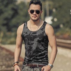 Men's Summer Sleeveless Casual Tank Top With Print | Fashion Top – zorket Casual Summer Camisole Vest, Casual Tank Vest For Summer, Casual Fitted Summer Vest, Fitted Casual Summer Vest, Black Casual Summer Vest, Casual Black Summer Vest, Casual Black V-neck Tank Top, Casual V-neck Vest For Summer, Casual V-neck Summer Vest