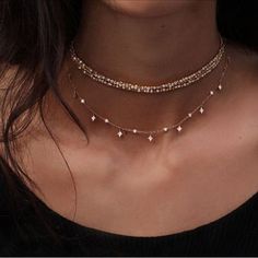 Necklace Popular, Street Beat, Body Chains, Diamond Star, Beaded Choker, Star Pendant, Beautiful Jewelry, Diamond Necklace