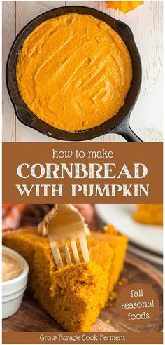 how to make cornbread with pumpkin