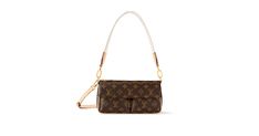 Products by Louis Vuitton: Vivacité Luxury Monogram Canvas Baguette Bag For Everyday Use, Luxury Travel Baguette Bag, Luxury Baguette Bag For Travel, Luxury Brown Monogram Canvas Baguette Bag, Elegant Brown Monogram Canvas Baguette Bag, Elegant Monogram Canvas Baguette Shoulder Bag, Louis Vuitton Official, Trendy Shorts, Monogram Canvas