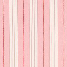 Select 71374 Audrey Stripe Pink Red by Schumacher Fabric Farmhouse Upholstery Fabric, Book Essentials, Schumacher Fabric, Red Decor, Rose Rouge, Stripe Fabric, Drapery Fabric, Striped Fabrics, Red Fabric