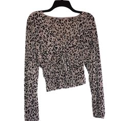 New Without Tags (Nwot) Zara Blouse In Size Medium In Great Shape! Silky And Ruched Material That Is Crop Top Like. Perfect For Going Out And Parties. Made In Morocco. Tags: Zara Silk Dinner Party Cropped Cheetah Cheetah Print Minimal Minimalist Bow Ruched Leopard Print V-neck Tops For Night Out, Casual Leopard Print Tops For Night Out, Casual Stretch Leopard Print Blouse, Leopard Print Tops For Spring Night Out, Leopard Print Tops For Night Out In Spring, Trendy Zara Leopard Print Tops, Cheetah Top, Zara Blouse, Zara Black