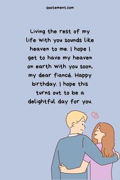 If you need some romantic words to wish your fiancé a happy birthday, you’ll want to read this list of birthday wishes for fiancé! Best Happy Birthday, Romantic Words, Happy Birthday Wishes, Birthday Wishes, To Read, Happy Birthday, Birthday