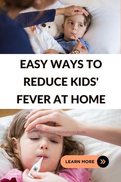 Learn these easy ways to reduce kids' fevers at home naturally. From proper hydration to herbal remedies, these tips will help your child feel better quickly! #KidsHealth #FeverRemedies #NaturalRemedies #ParentingTips