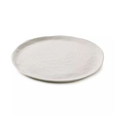 a white plate on a white background