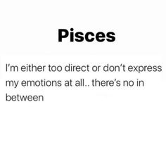 the words pisces are written in black and white