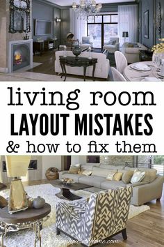 living room layout with text overlaying the image and how to fix them in photoshop