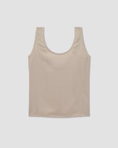 The Washable Clean Silk Scoop-Neck Tank Burnt Sugar – Everlane Burnt Sugar, Dress Bag, Favorite Dress, Scoop Neckline, Effortless Style, Amazing Women, Best Sellers, Scoop Neck, Womens Tops