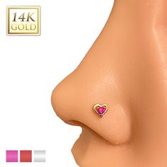 Nose Jewelry Collection — STATEMENT GOLD Unique Nose Ring, Unique Nose Rings, Nose Piercings, Gold Nose Rings, Nose Jewelry, Nose Rings, Nose Stud, Nose Piercing, Gold Heart