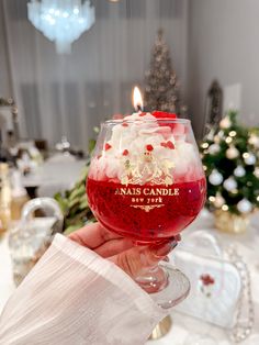 Holiday Sangria Cocktail Candle. Holiday Sangria, Drink Candles, Sangria Cocktail, Candle Ribbon, Holiday Tablescape, Gel Wax, Roman Candle, Ghost Candles, Gift For Yourself