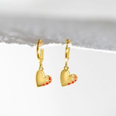 Unique Gold Earrings, The Feeling Of Love, Love For Others, Feeling Of Love, Arrow Earrings, Mini Earrings, Mini Studs, Mismatched Earrings, Pretty Jewellery