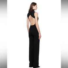 Nwt Gauge81 Open Back Jumpsuit Size Small. Never Worn No Flaws Fitted Backless Jumpsuit For Workwear, Luxury Fitted Black Jumpsuits And Rompers, Luxury Black Fitted Jumpsuits And Rompers, Luxury Black Jumpsuits And Rompers For Formal Occasions, Luxury Black Formal Jumpsuits And Rompers, Luxury Fitted Jumpsuits And Rompers For Evening, Luxury Fitted Jumpsuit For Formal Occasions, Luxury Fitted Jumpsuit For Formal Events, Luxury Fitted Jumpsuits And Rompers For Cocktail