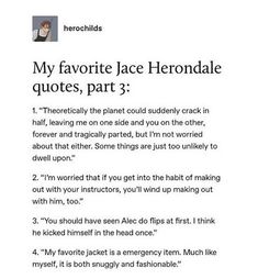 an article about my favorite ice herondale quotes, part 3