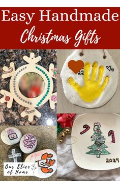 Easy handmade Christmas gifts from kids! All of these crafts and treats can be prepared by kids at Christmas time. Need a gift for grandma or grandpa? Check out these easy gifts kids can make. They are budget friendly. Over the years we have worked hard to not overspend on Christmas. I have learned in many instances, less is more. Also, something handmade can be so meaningful. Take a peek at these budget friendly Christmas gifts for kids to make. Kid Craft Gifts For Christmas, Handmade Toddler Christmas Gifts, Handmade Gifts For Grandpa, Diy Christmas Gifts For Classroom Kids, Kids Crafts Christmas Gifts, Handmade Christmas Gifts From Kids, Christmas Gifts From Kids To Parents, Diy Christmas Gifts For Grandma, Christmas Gifts From Grandkids