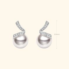 Material: 18K white gold, South Sea pearl, and diamond South Sea saltwater cultured pearl Size of pearl: around 10.0-11.0 mm each, 2pcs Weight of Diamonds: 26 diamonds approx. 0.192 carats Handpicked of every pearl, only the top 1% of pearls are selected Handcrafted Sold as a pair Lifetime warranty Discount codes are not available for this product. Luxury Platinum Pearl Earrings For Formal Occasions, Classic White Gold Pearl Earrings, Classic Platinum Pearl Earrings For Formal Occasions, Classic Silver Platinum Pearl Earrings, Luxury Platinum Pearl Earrings For Wedding, Elegant Round Platinum Pearl Earrings, Elegant Platinum Pearl Earrings For Formal Occasions, Elegant Evening Pearl Diamond Earrings, Elegant White Platinum Bridal Earrings