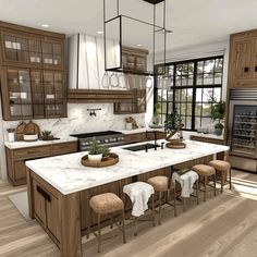 30+ Bloxburg Kitchens to Sparkle Creativity Big Kitchen Ideas, Bloxburg Decor, Tiny House Layout, Diy House Plans, House Floor Design, Kitchen Ideas Modern Luxury