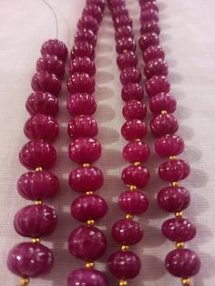 Ruby Pumpkin Natural Ruby Corundum Carving Pumpkin Beads Round Beads Gemstone String 1.Ruby Pumpkin shape 2. Ruby Corundum 3. 112 -carat weight - Approx -11 mm Size - 3.5 inch 9 piece String 4. 170 -carat weight - Approx - 10 mm Size - 6.5 inch 19 piece String 5. 167 -carat weight - Approx - 9 mm Size - 8 inch 25 piece String 6. 169 -carat weight - Approx - 8 mm Size - 10 inch 30 piece String 7, The necklace is with tassel because you can easily adjust your necklace length. 8. If you want any ch Pumpkin Beads, Pumpkin Bead, Black Beaded Jewelry, Natural Ruby, Necklace Length, Black Beads, Pumpkin Carving, 10 Inch, Round Beads