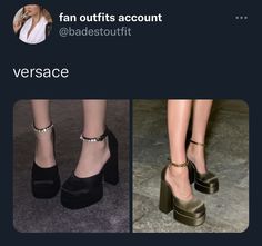 Versace Platforms, Bts Shoes, Fantasy Universe, Girly Shoes, Aesthetic Shoes, Dream Shoes, Just Girly Things