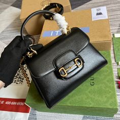 ENT - GCI Bags - 1728 A+ Excellent Quality; Contact us if you've any questions in your mind. Bags Korean, Product Catalogue, Gucci Horsebit, Model Design, Original Bags, Gucci Bags, Gucci Bag, White Leather, Evening Bags