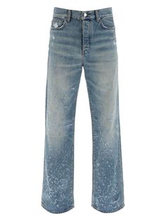 CRFIN AMIRI  BAGGY SHOTGUN JEANS BAG Mens Designer Jeans, Indigo Colour, Jeans Bag, Leather Cap, Metal Plaque, Designer Clothes For Men, Designer Jeans, Denim Pant, Baggy Jeans